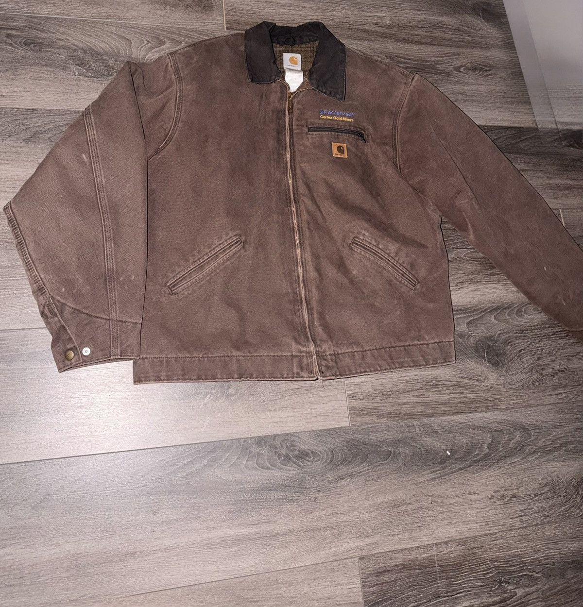 Carhartt VINTAGE COCHOLATE BROWN CARHARTT DETROIT JACKET J97-DKB Size US XL / EU 56 / 4 - 5 Thumbnail