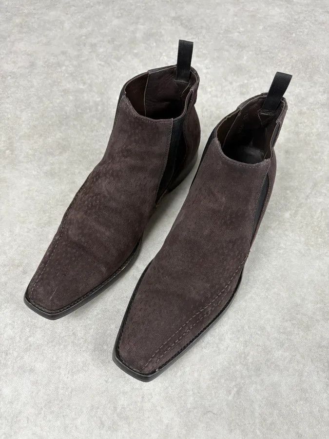 Prada AW2004 Prada Brown Classy Leather Boots Size US 7 / EU 40 - 3 Thumbnail