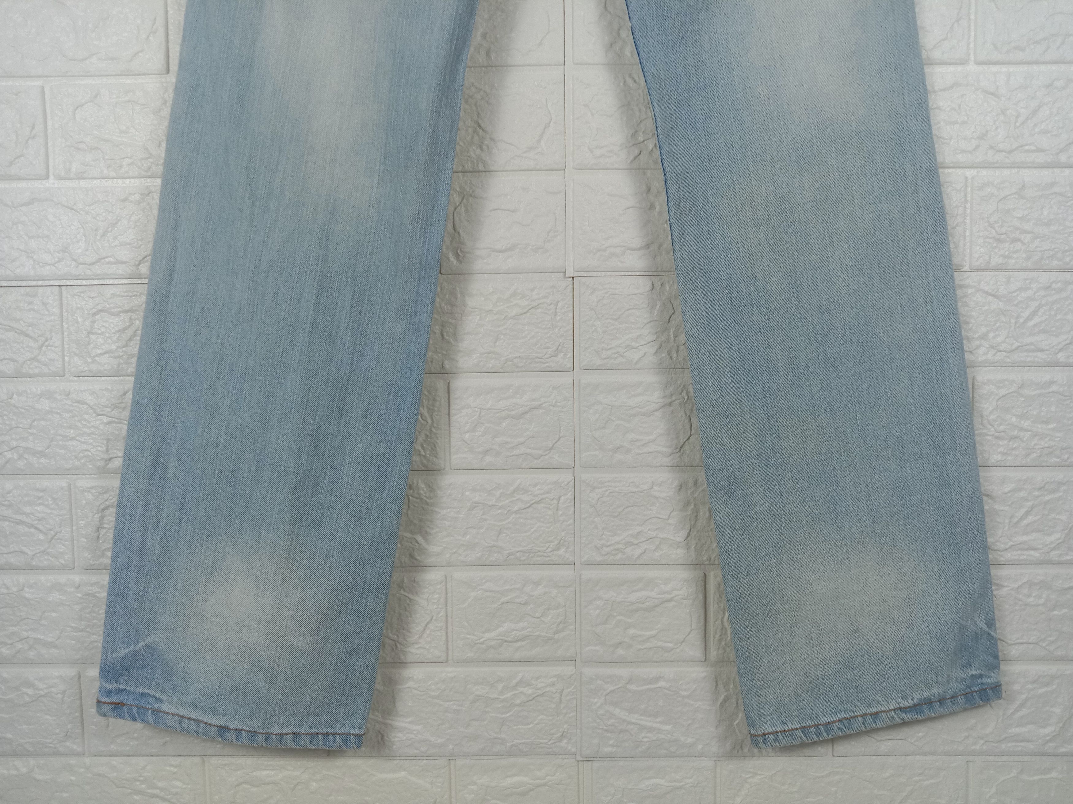 Japanese Brand Vintage Japanese Blue Moon Blue Double Waist Denim Size 27" / US 4 / IT 40 - 4 Thumbnail