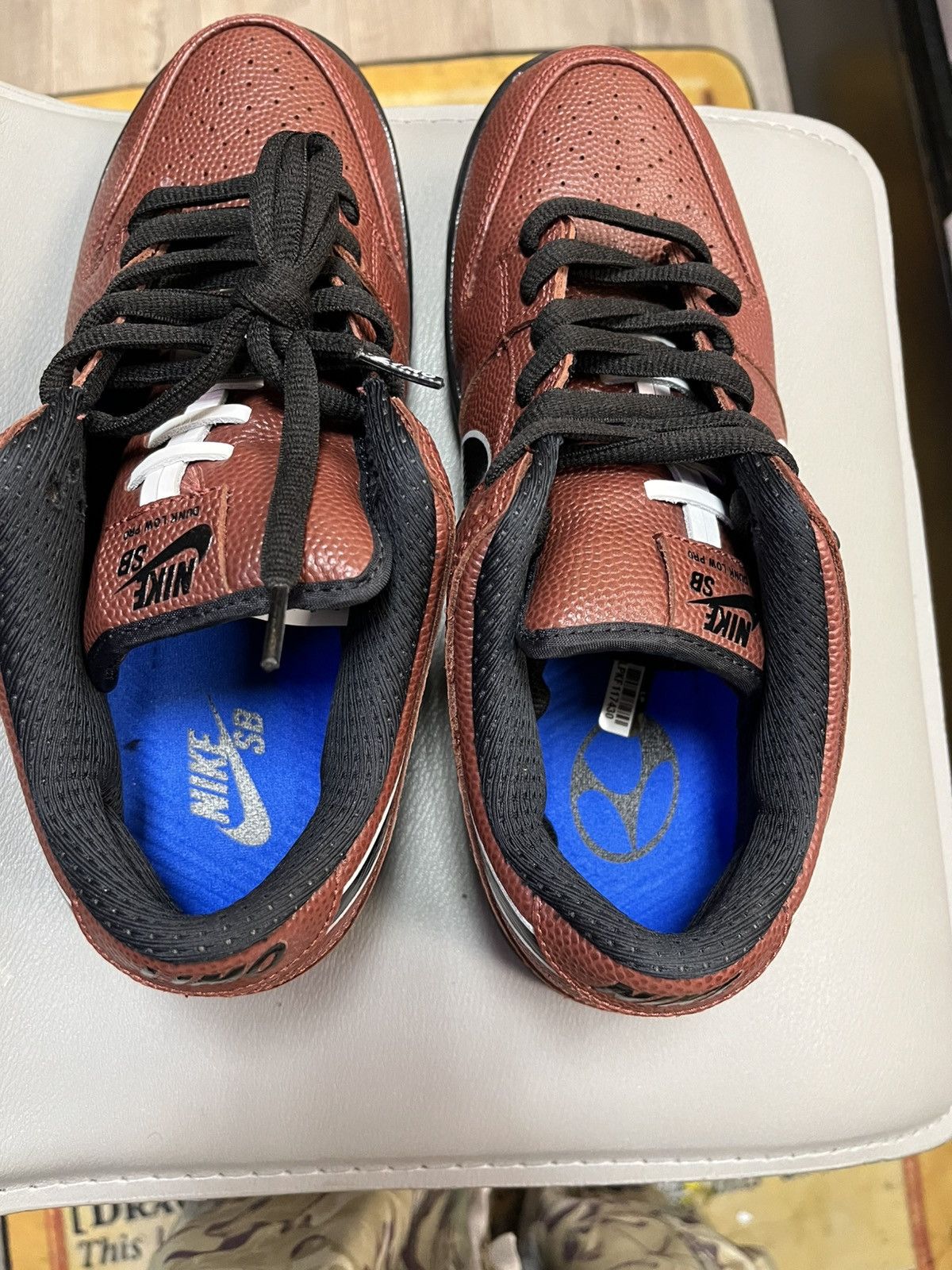 Nike SB Limosine Skateboards x Nike Dunk Low SB 'Football' Size US 10.5 / EU 43-44 - 5 Thumbnail