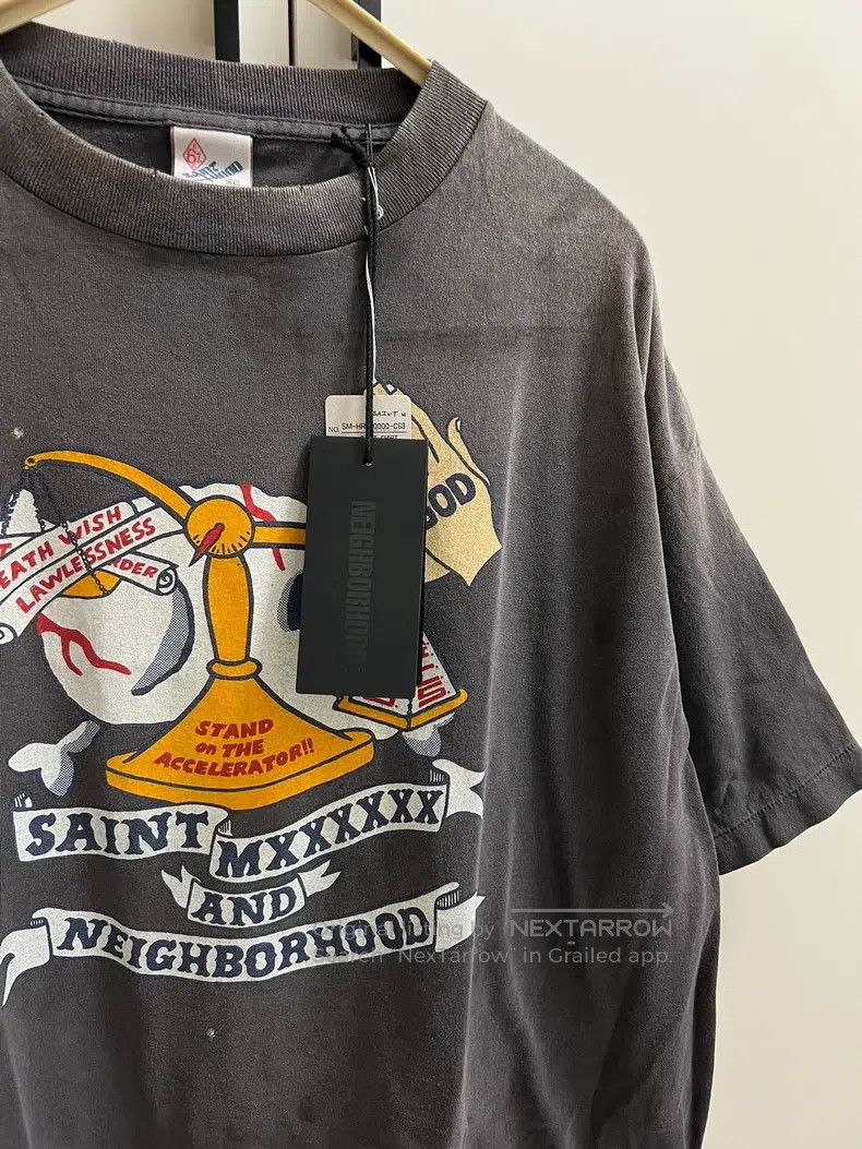 Saint Michael Saint Michael Balance making old short sleeve Size US XL / EU 56 / 4 - 5 Thumbnail