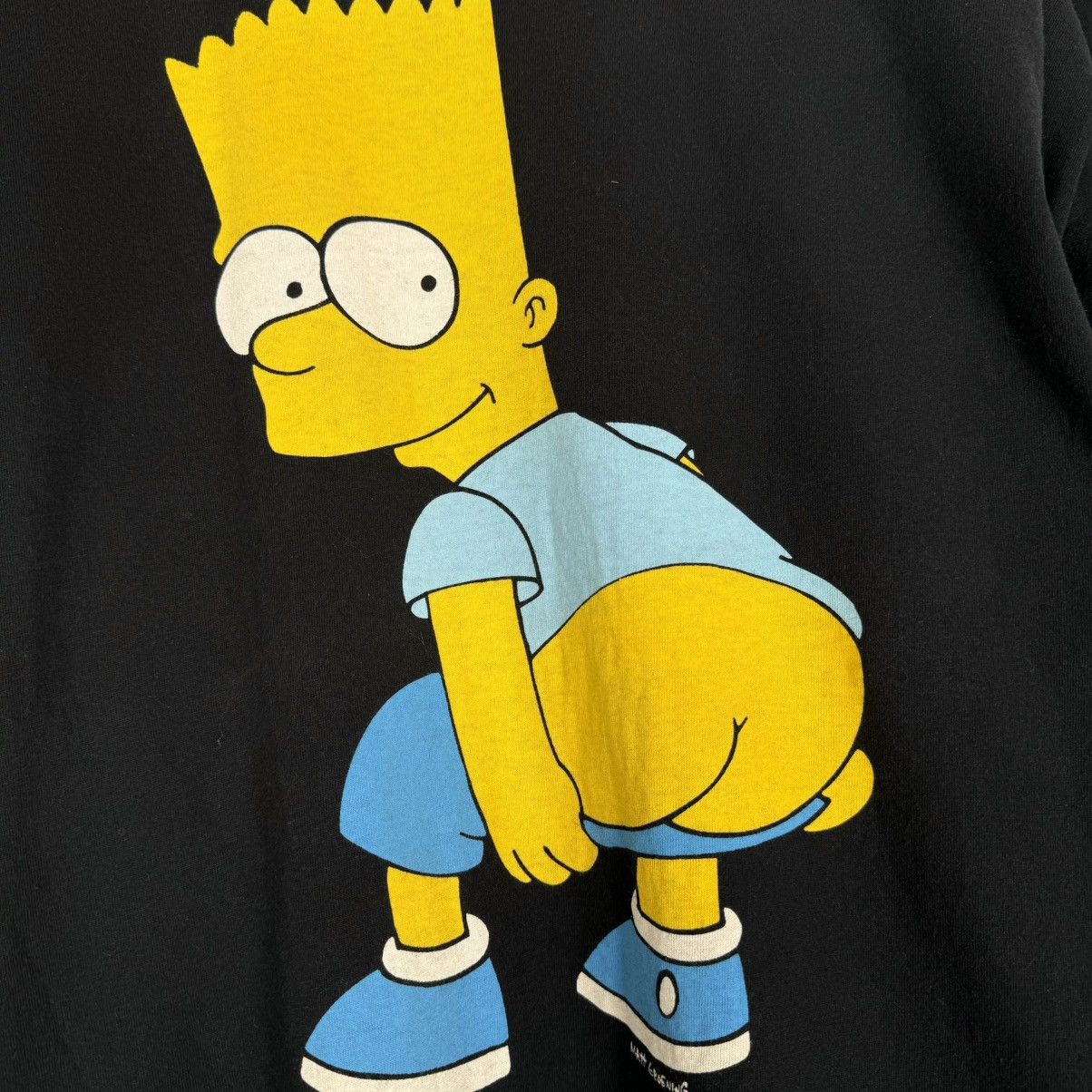 The Simpsons Vintage 1997 The Simpsons Bart Ass Screen Stars Euro T Shirt Size US XL / EU 56 / 4 - 3 Thumbnail