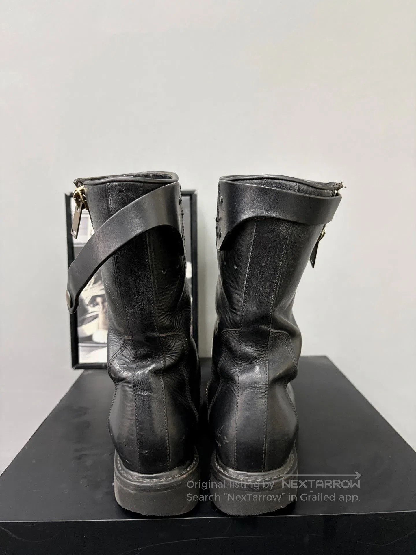 Rick Owens Rick Owens Spiral Zip Military Boots. Size US 5 / IT 35 - 7 Thumbnail