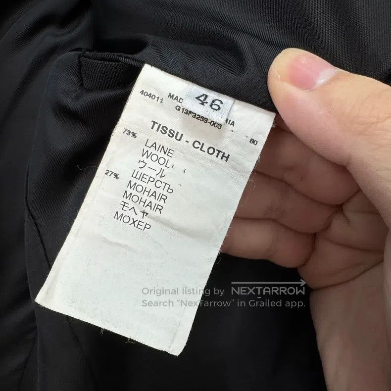 Givenchy Givenchy Size46 Zipper Patchwork Suit Jacket (Size 46) Size US M / EU 48-50 / 2 - 6 Thumbnail