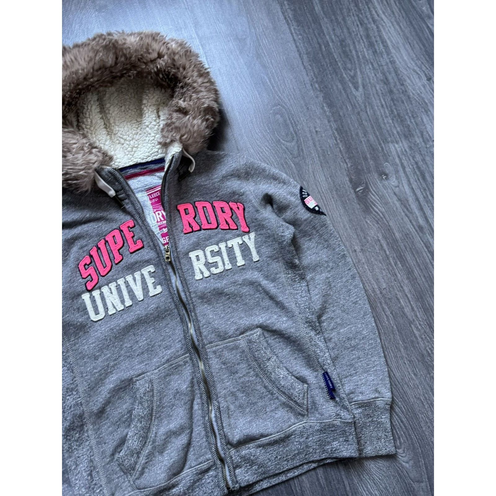 Superdry Vintage Super Dry Fur Hoodie Size US S / EU 44-46 / 1 - 2 Thumbnail