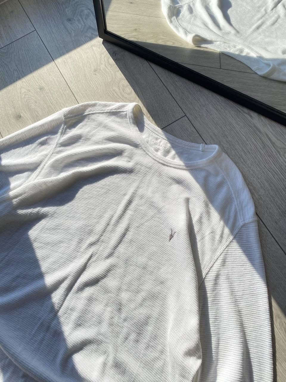 Allsaints × Vintage Vintage Allsaints White Classic Longsleeve Y2K XL Size US XL / EU 56 / 4 - 2 Thumbnail