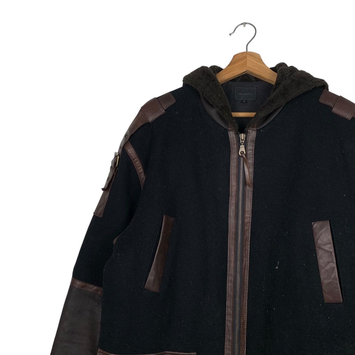 Japanese Brand Japanese Brand Acoustic Wool Leather Jacket Size US M / EU 48-50 / 2 - 6 Thumbnail