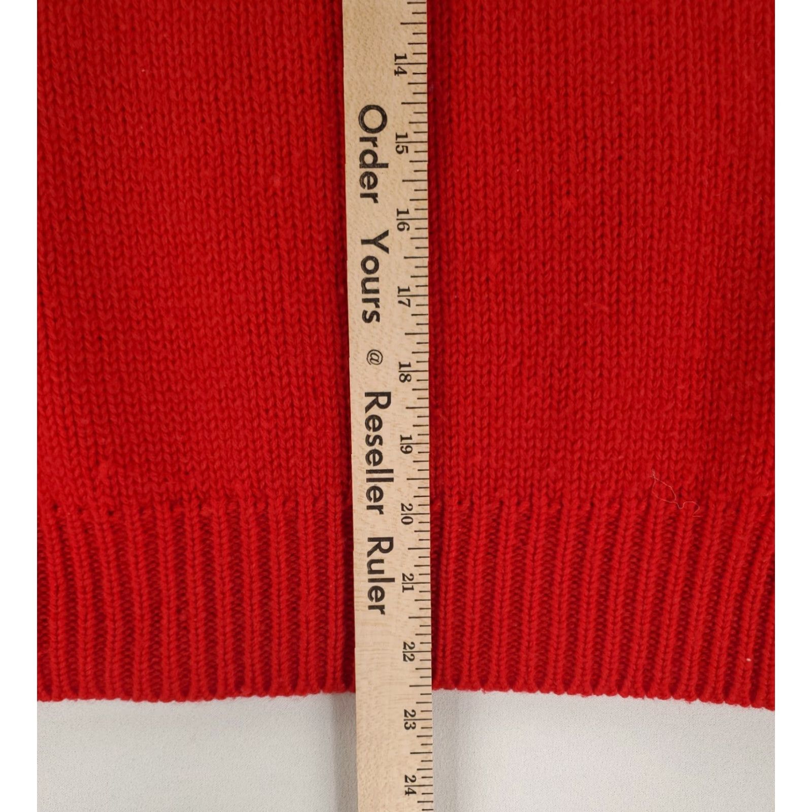 Vintage VINTAGE Deans of Scotland Sweater Pullover 100% Wool Red Mens M Patterned Houses Trees Size US M / EU 48-50 / 2 - 7 Thumbnail