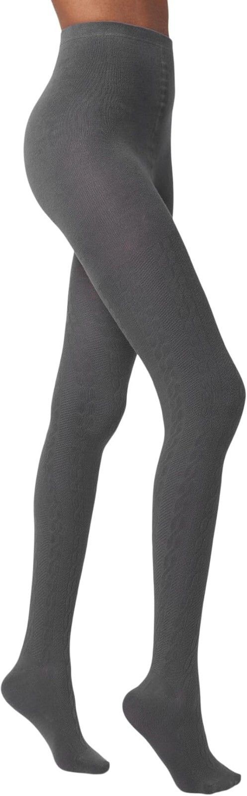 Other Hue U24245 Cable Knit Sweater Tights Grey ( S / M ) Size 27" / US 4 / IT 40 - 2 Thumbnail
