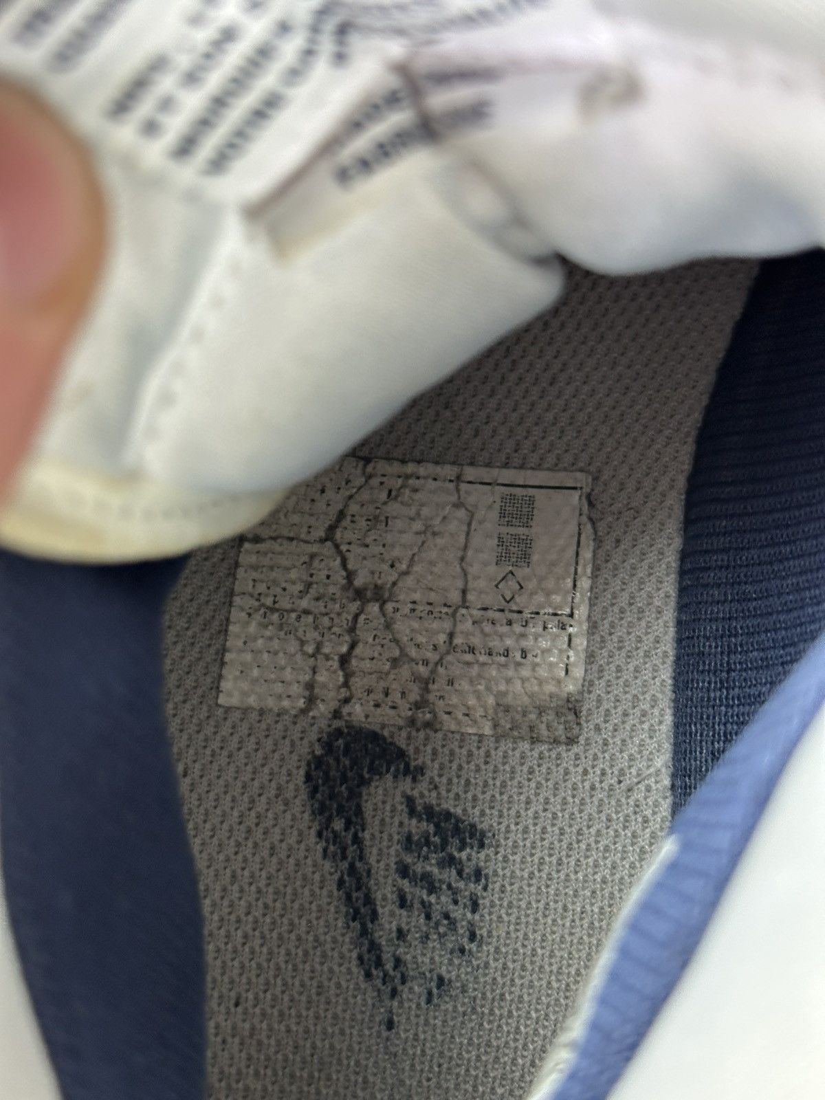 Nike Nike Dunk High VNTG Gingham Navy Check 2009 Size US 8 / IT 38 - 12 Thumbnail