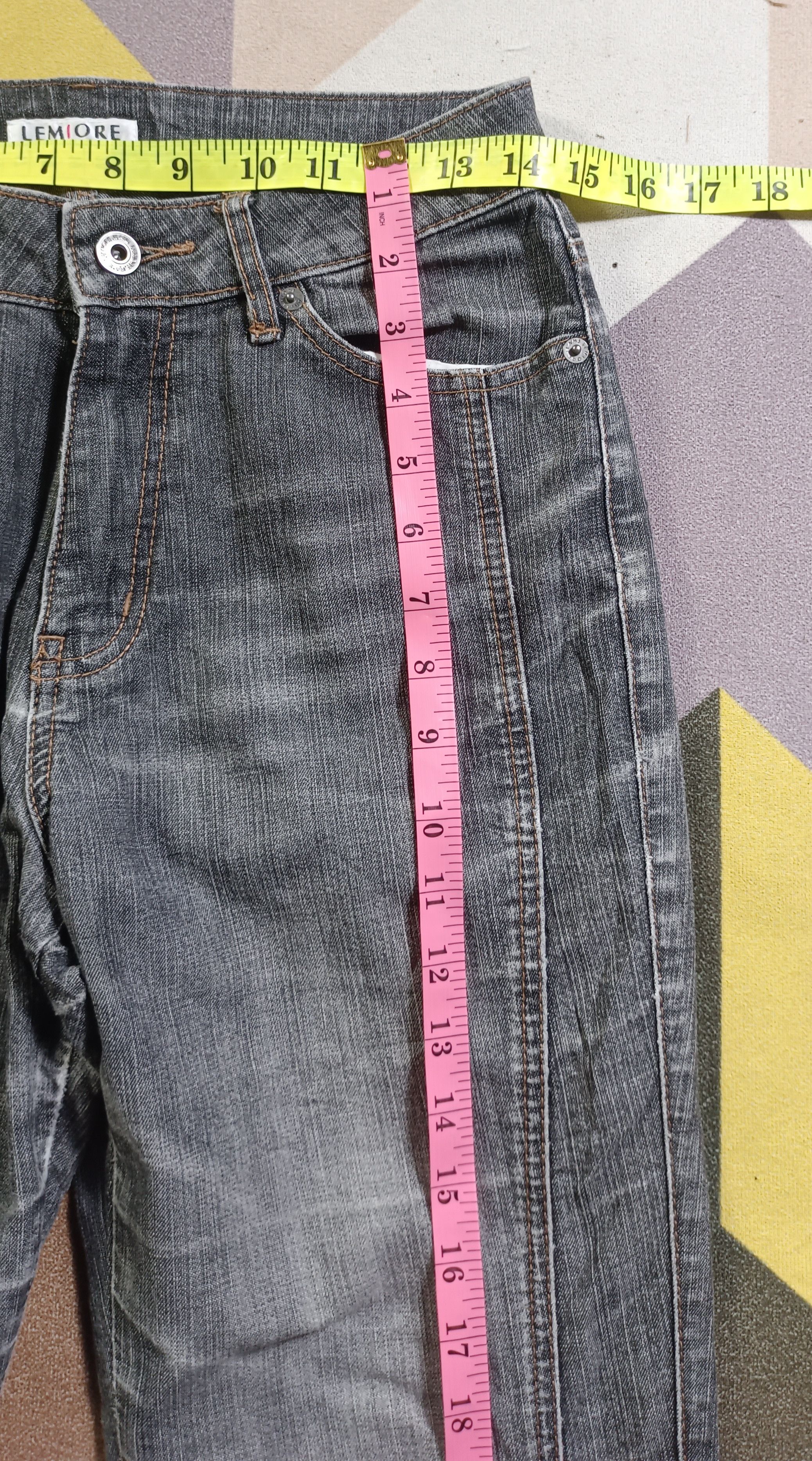 Japanese Brand × Lemaire Vintage🔥Lemoire Flare Distressed Jeans Size US 29 - 17 Thumbnail