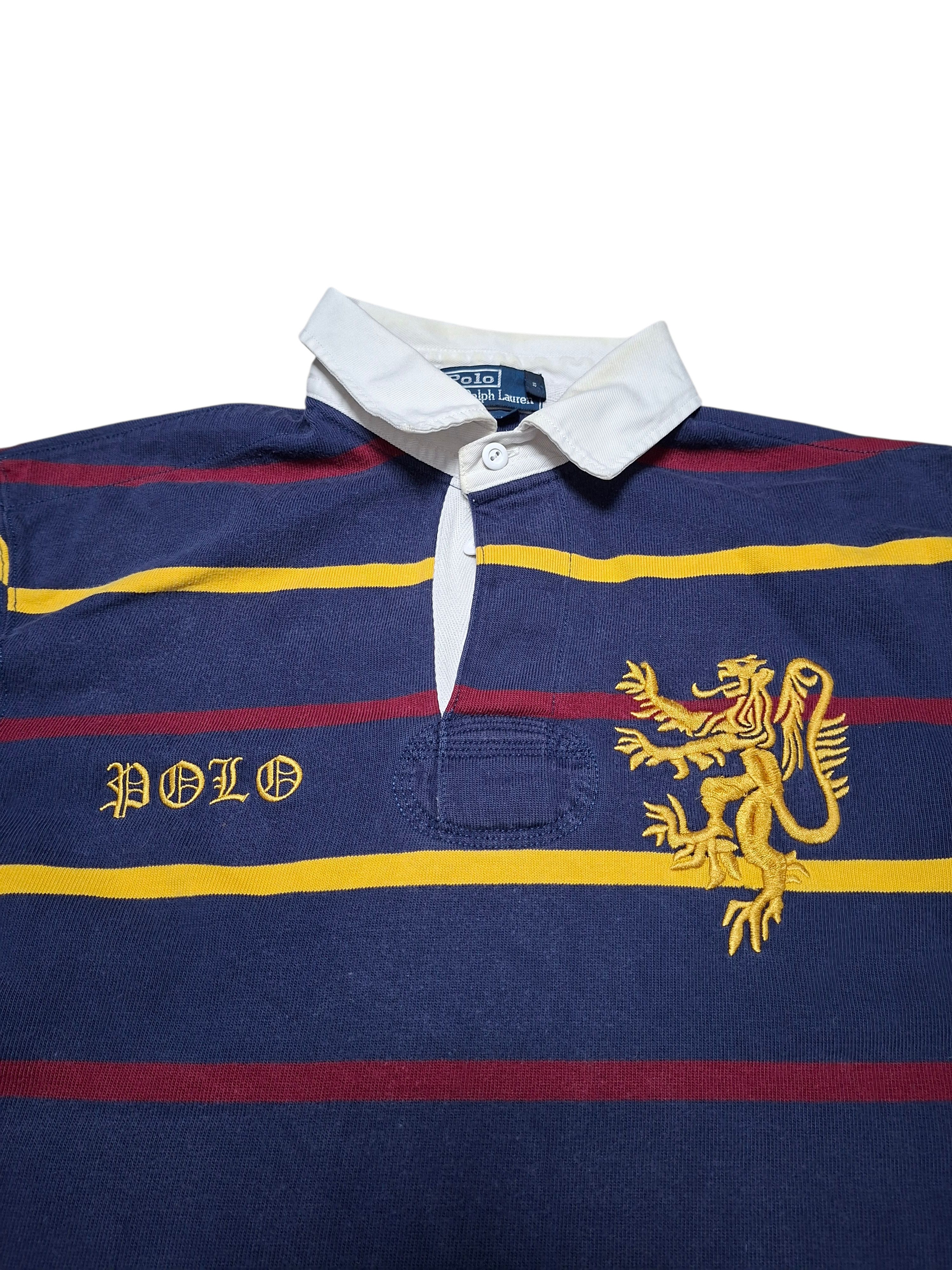 Polo Ralph Lauren POLO RALPH LAUREN VINTAGE LUXURY STRIPED POLO SHIRT Size US M / EU 48-50 / 2 - 2 Thumbnail