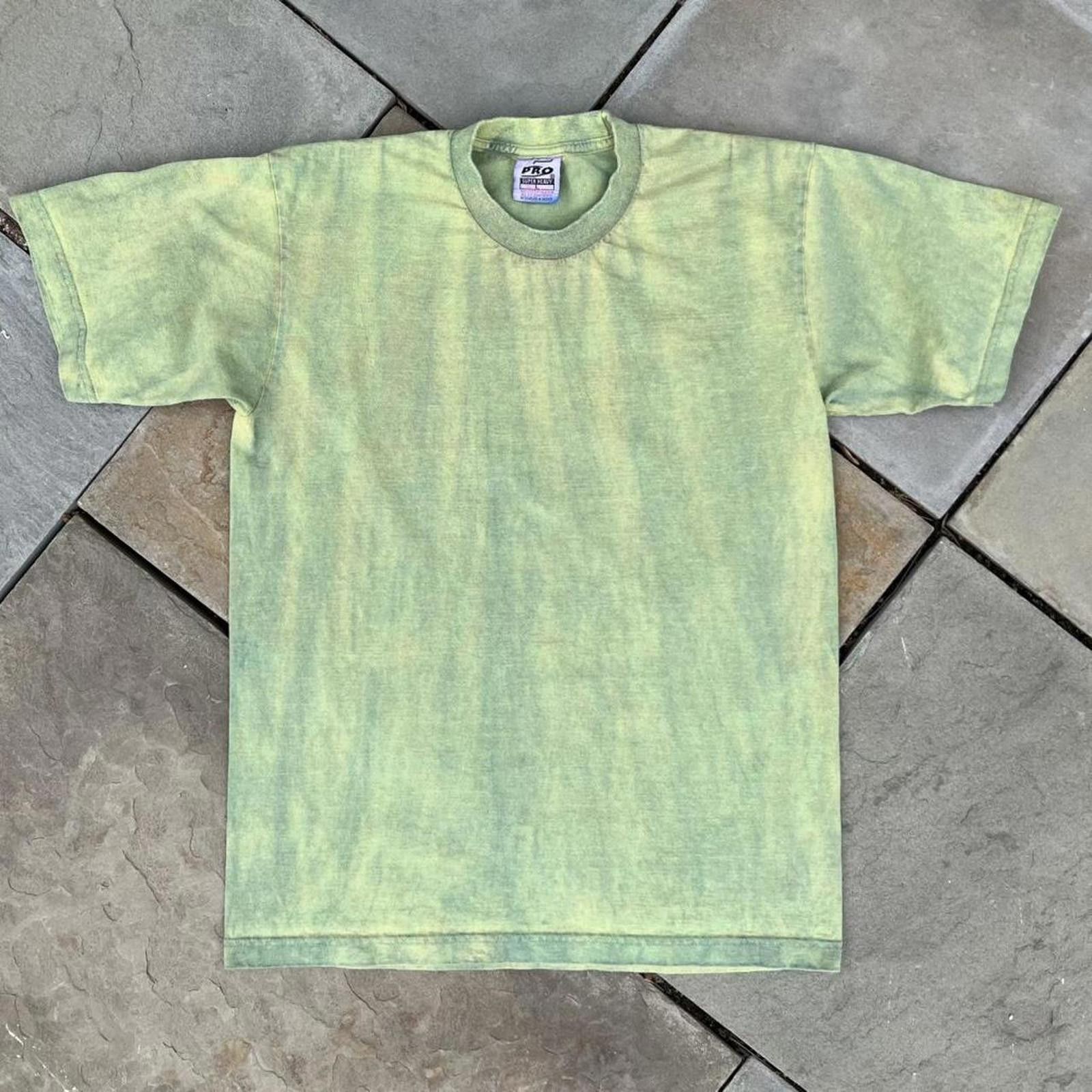 Other Y2K Multi-Green Over Dye T-Shirt Size US L / EU 52-54 / 3 - 1 Thumbnail