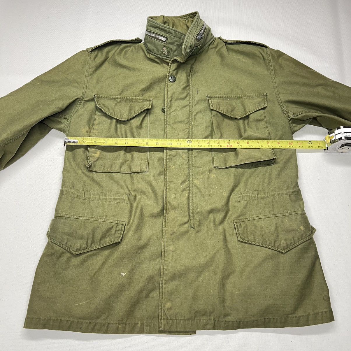 Vintage VTG Army Jacket Green M-65 Coat Field Cold Weather Military Size US M / EU 48-50 / 2 - 24 Thumbnail