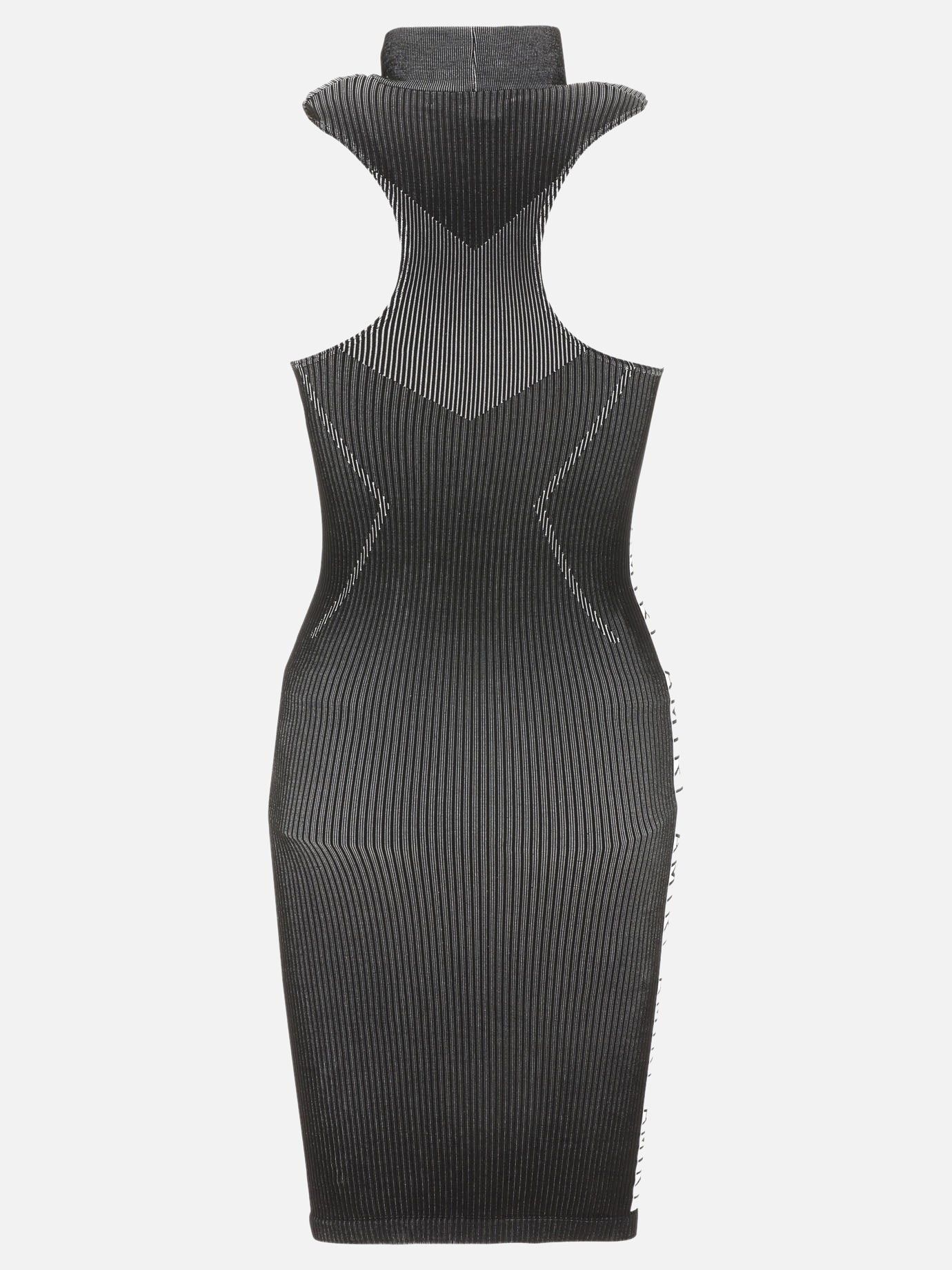 Amiri o1y0425 Sheath Mini Dress in Black Size S / US 4 / IT 40 - 2 Thumbnail