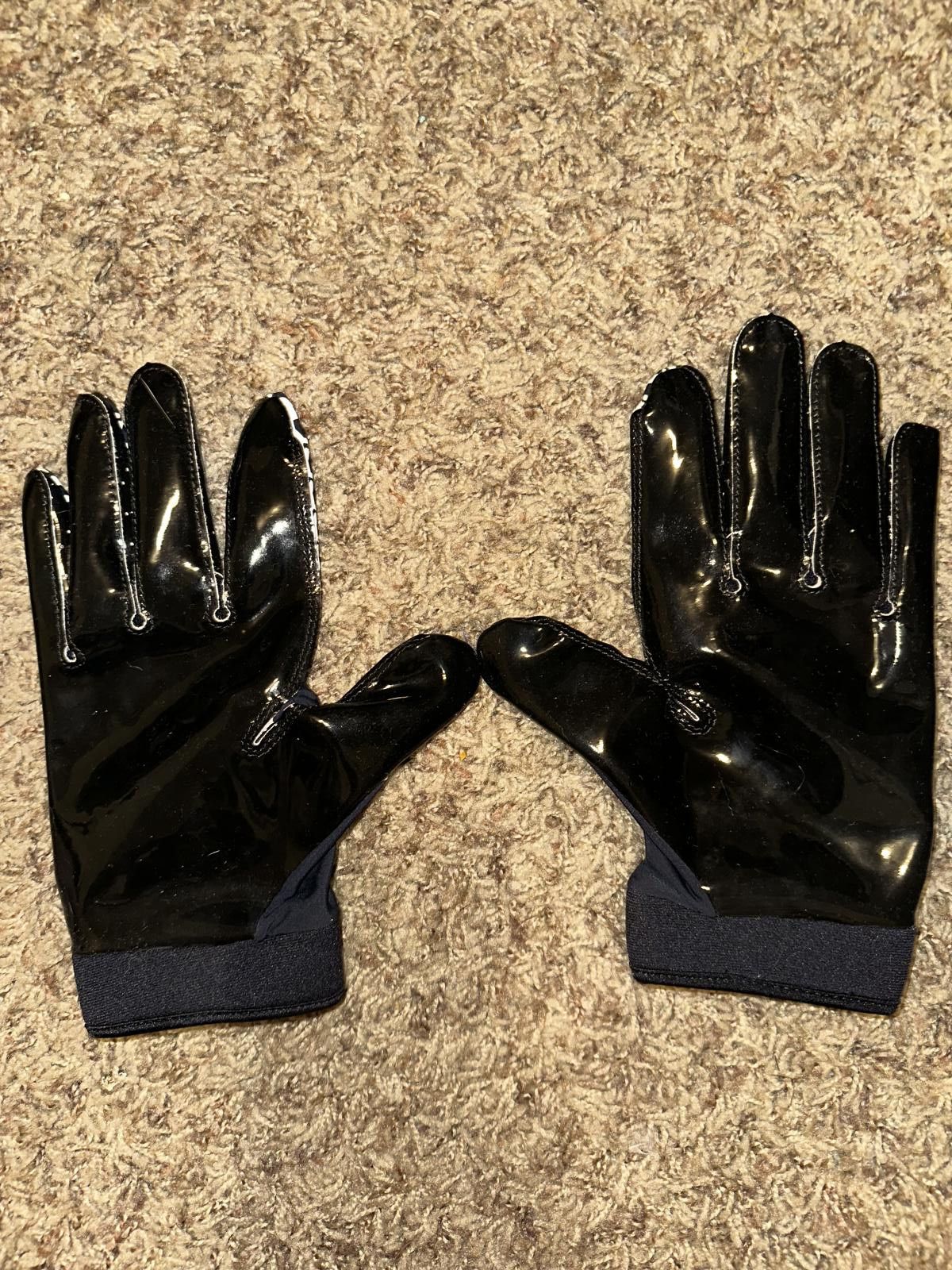 Nike Nike Torque NFL Receiver Football Gloves Black/White Size ONE SIZE - 5 Thumbnail