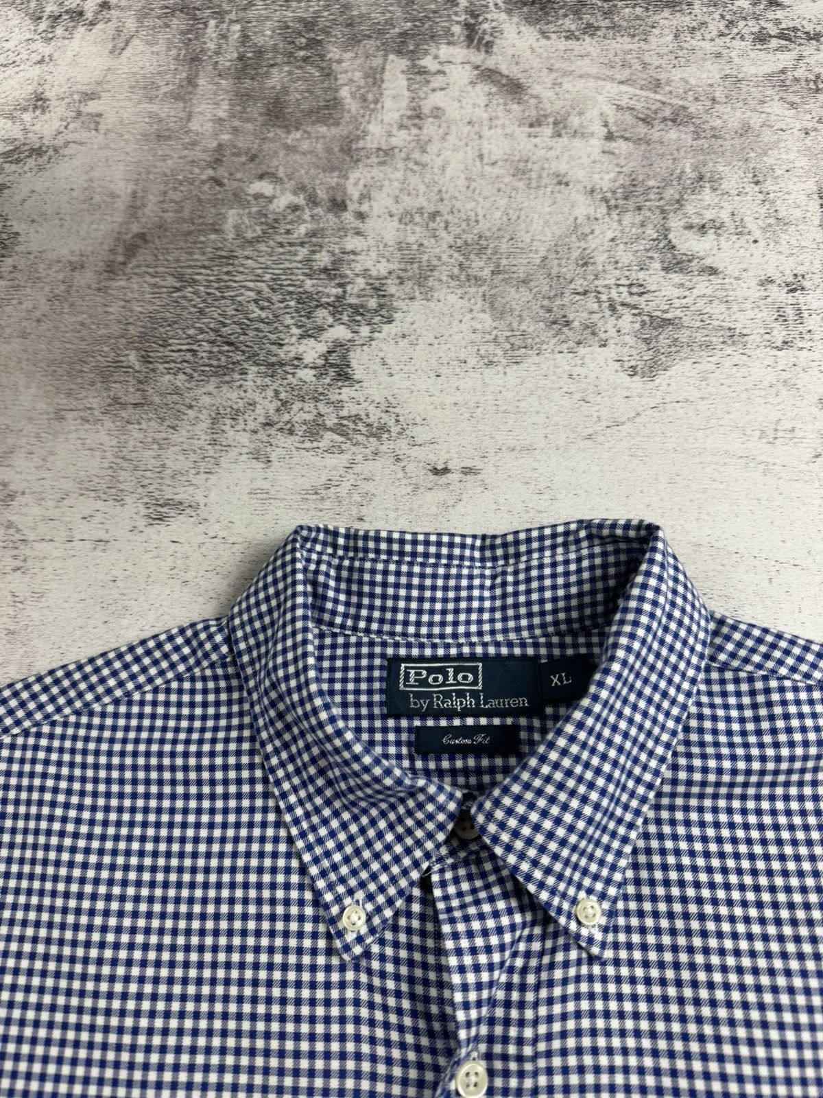 Polo Ralph Lauren Polo Ralph Lauren XL Checked Custom Button Blue Men’s Collar LongSleeve Shirt Size US XL / EU 56 / 4 - 9 Thumbnail