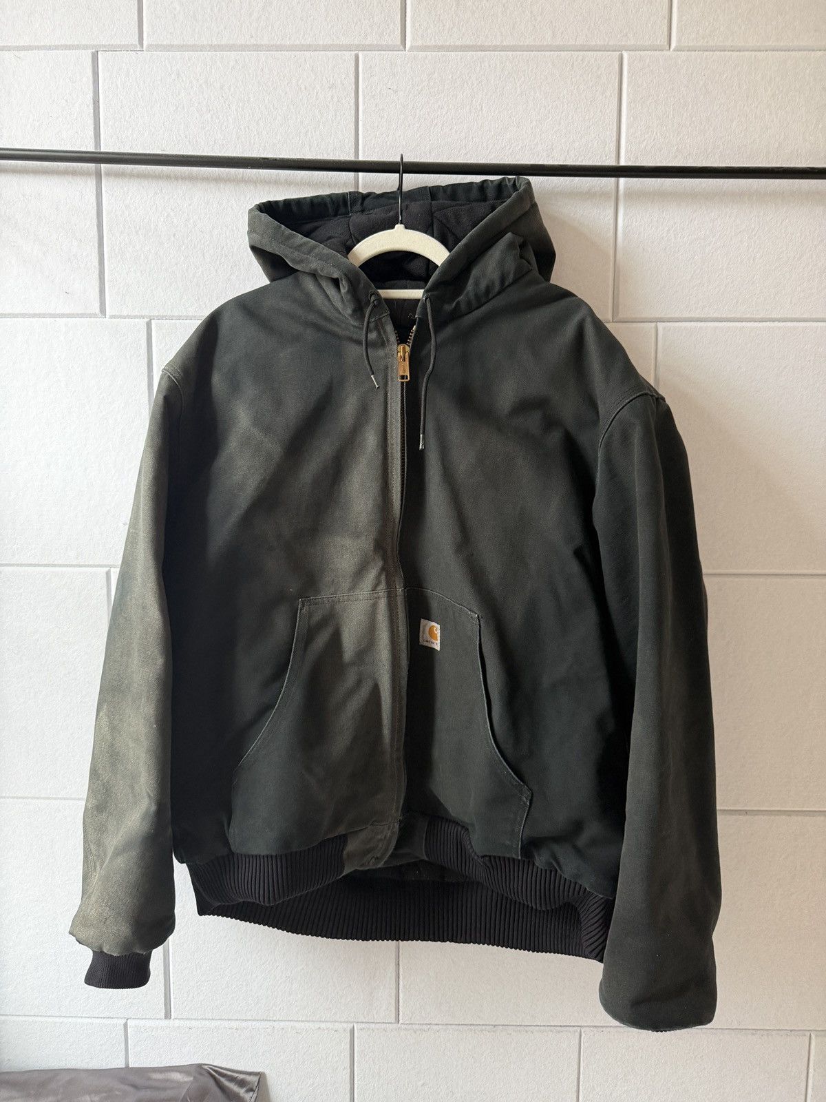 Carhartt VINTAGE CARHARTT Faded Hooded Duck Jacket Size US XL / EU 56 / 4 - 5 Thumbnail
