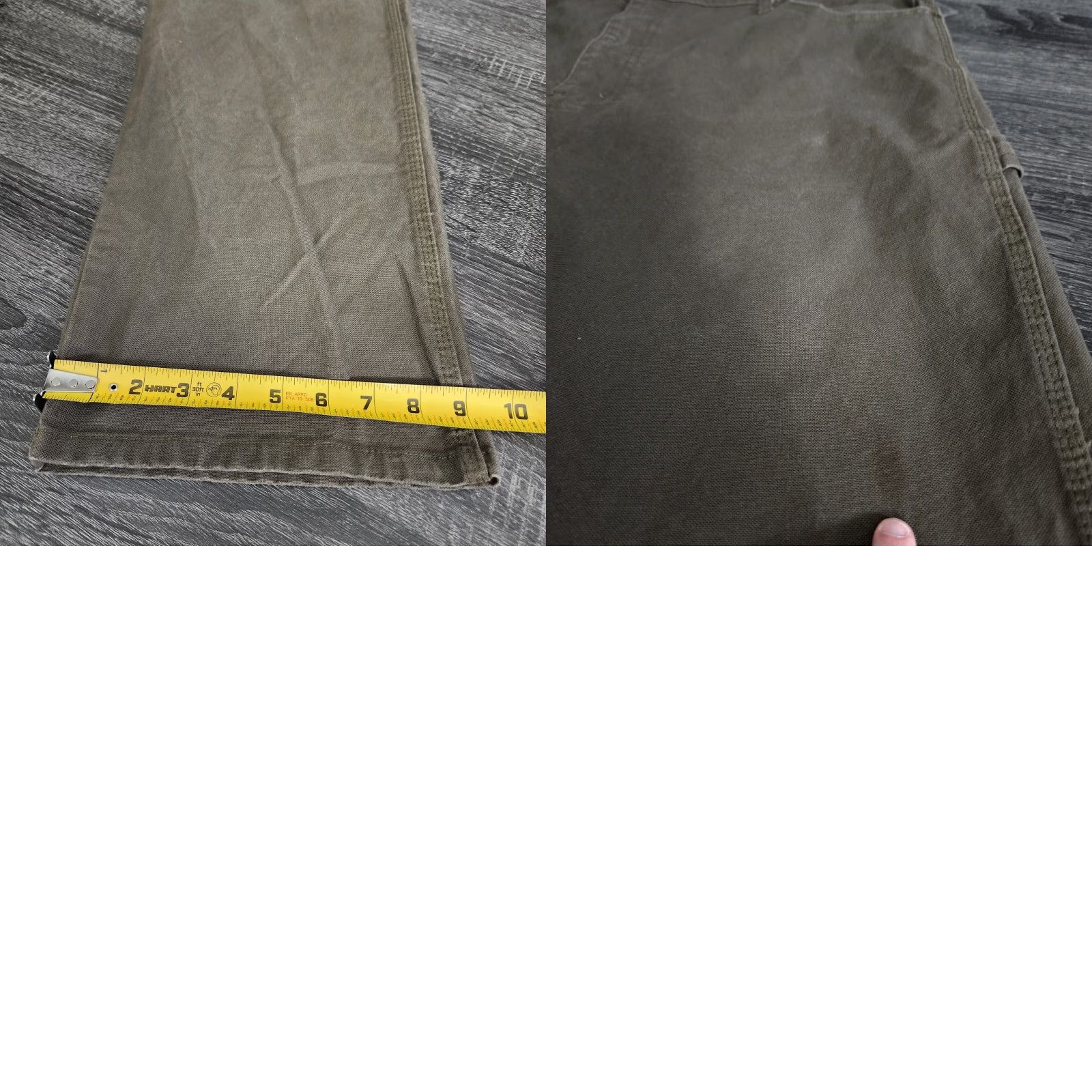 Dickies VINTAGE Dickies Carpenter Pants Mens 38x32 Brown Canvas Workwear Baggy Skater 90s/2000s Mens Size US 38 / EU 54 - 8 Thumbnail
