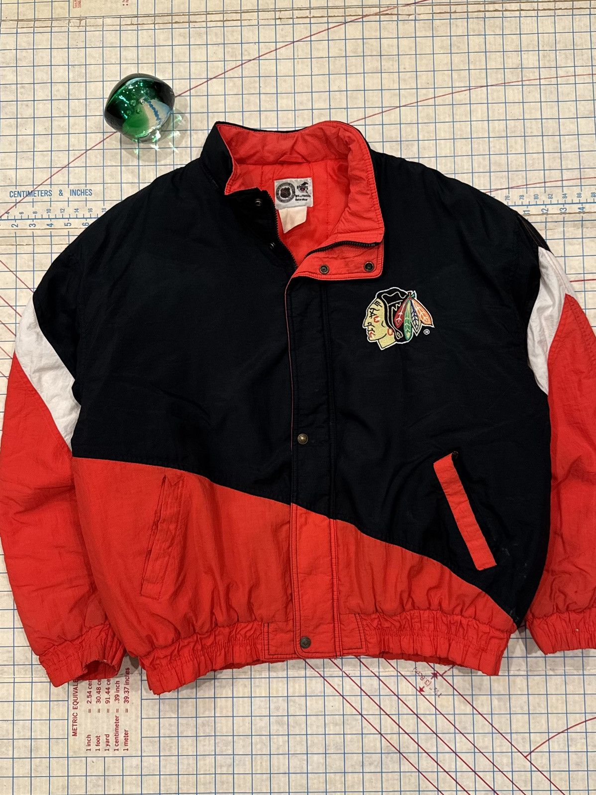NHL Vintage Chicago Blackhawks NHL Ravens Athletics Jacket XLFit Size US XL / EU 56 / 4 - 2 Thumbnail