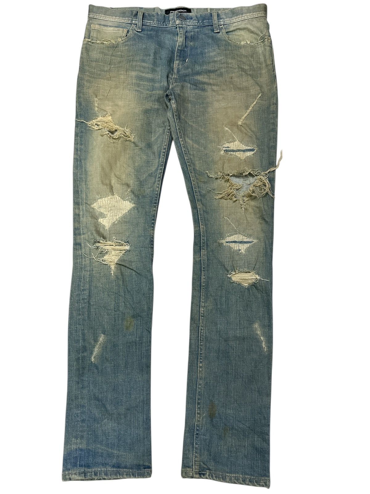 Distress Trashed Denim Phenomenom Crazy Design