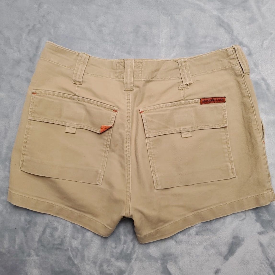 Abercrombie & Fitch VINTAGE Abercrombie & Fitch Shorts Womens 4 Canvas Chino Utility Military Y2K 90s Size 27" / US 4 / IT 40 - 4 Thumbnail