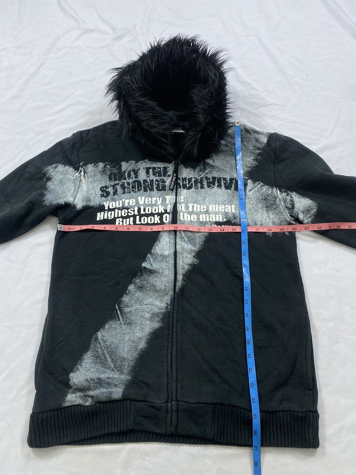 Japanese Brand In The Attic Fur Zip Hoodie Punk ifsix lgb Style Size US M / EU 48-50 / 2 - 9 Thumbnail