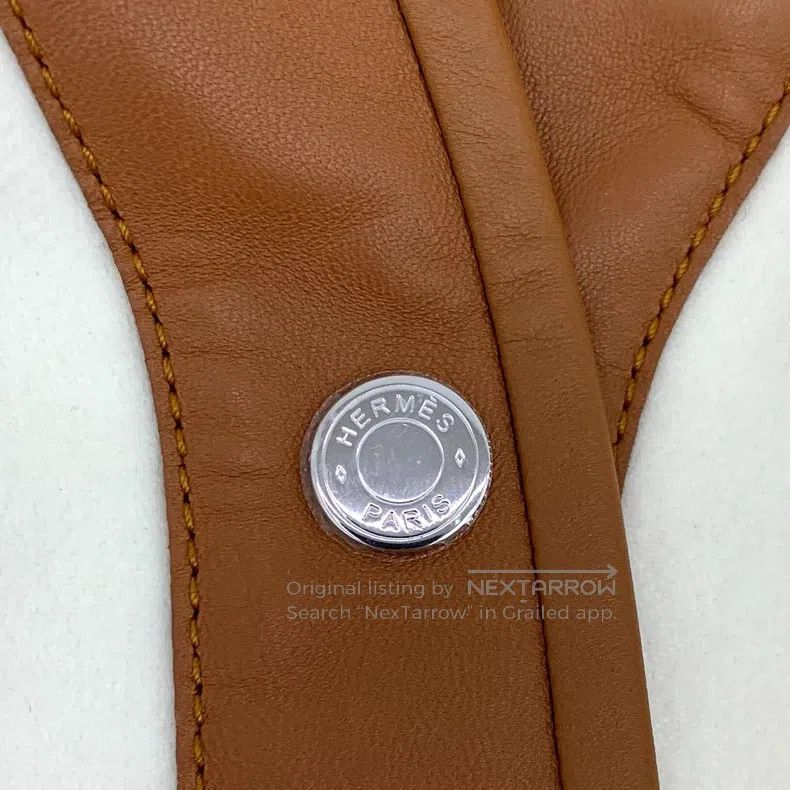 Hermes Hermes Beige Cashmere Lapel Single-Breasted Fringe Short C Size XS / US 0-2 / IT 36-38 - 5 Thumbnail
