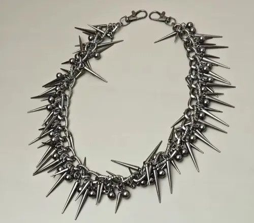 Jewelry Hip Hop Black Gun Plated Rivet Pant Chain Size ONE SIZE - 3 Thumbnail
