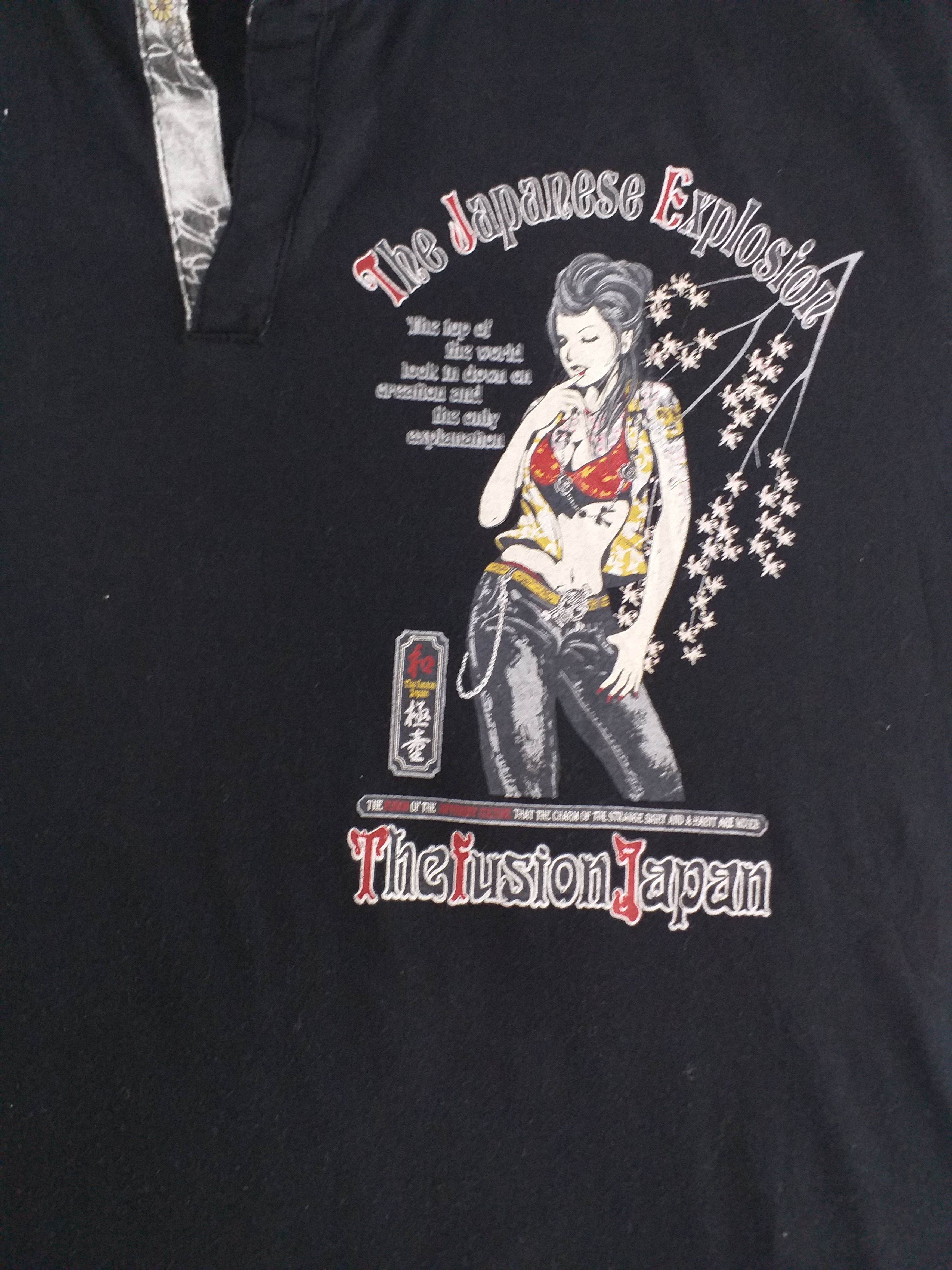 Japanese Brand The Fusion Japan Japanese Traditional Geisha Art TShirt A022 Size US M / EU 48-50 / 2 - 4 Thumbnail