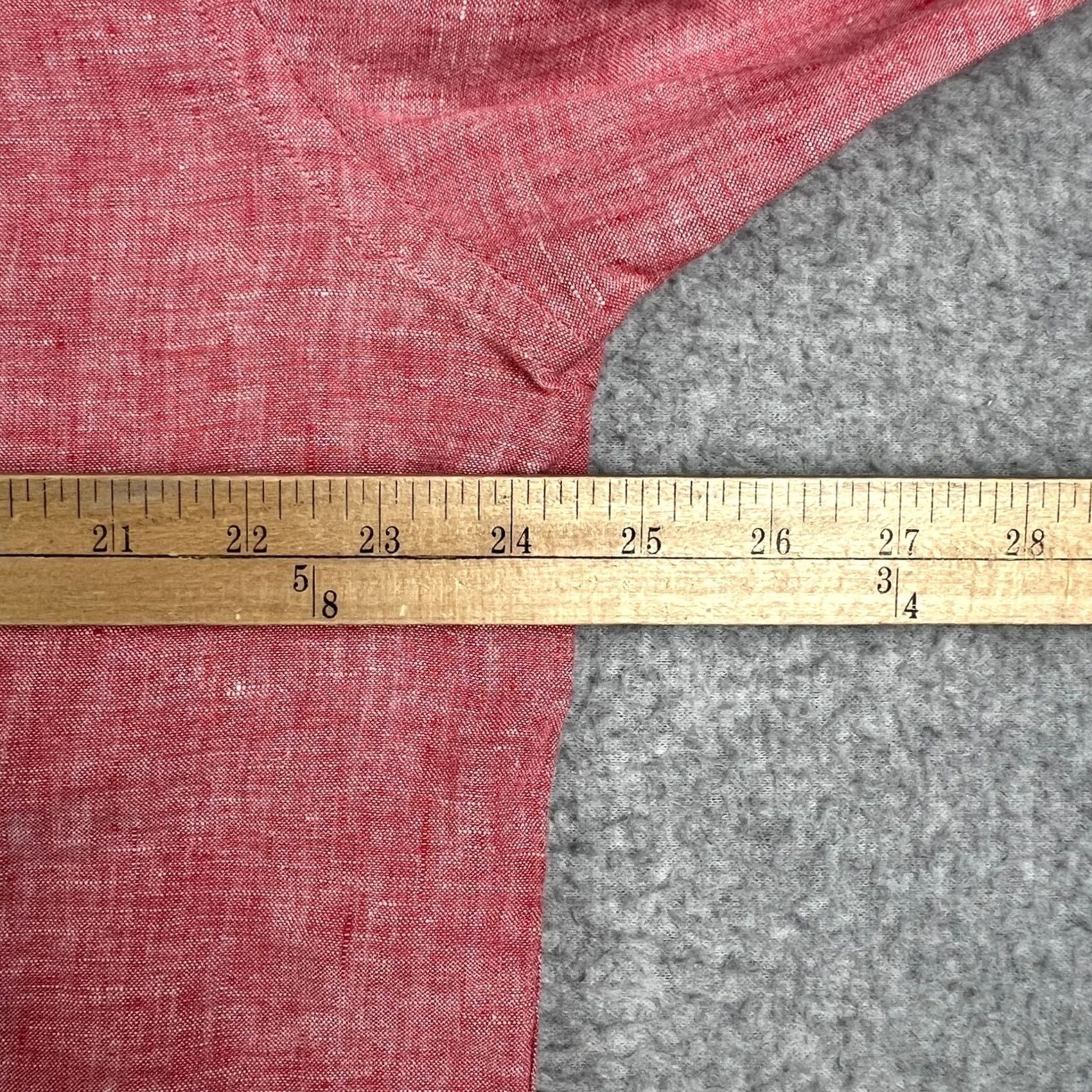 UNTUCKit UNTUCKit Eberle 100% Linen Long Sleeve Button Shirt 2XL Slim Men Red Lightweight -Vintage Size US XXL / EU 58 / 5 - 5 Thumbnail