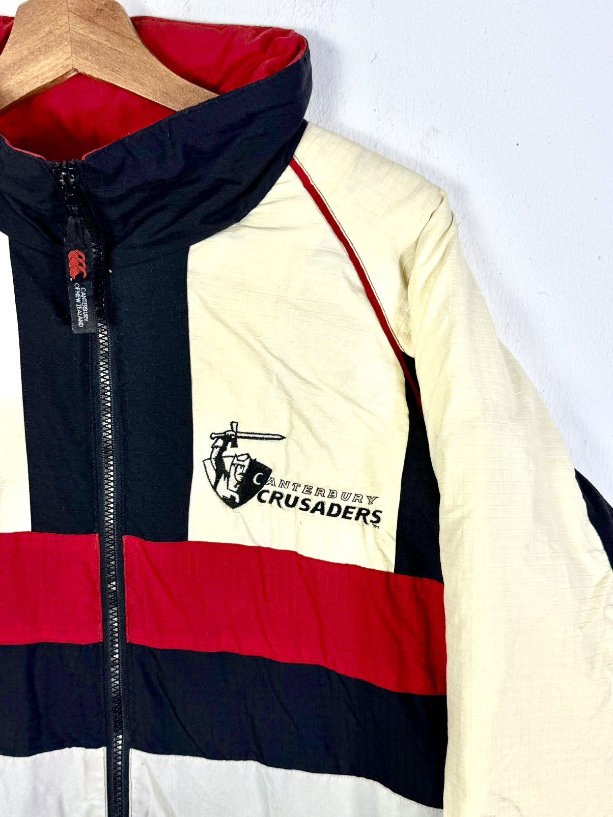 Canterbury of New Zealand Vintage Canterbury Crusader Colour Of Block Jacket Size US XXL / EU 58 / 5 - 9 Thumbnail