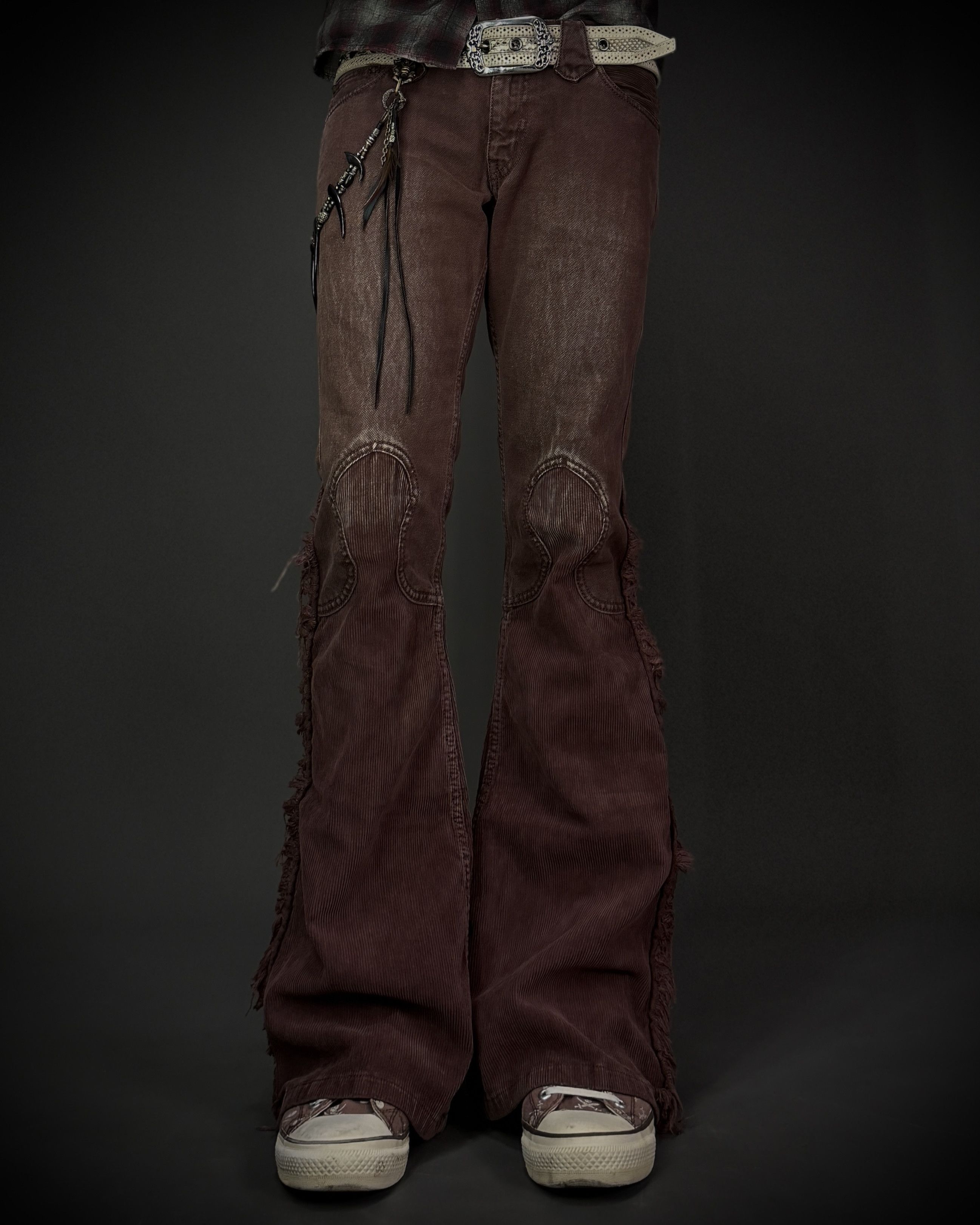 Japanese Brand Led Rechwe Western Hybrid Flared Jeans | Grailed