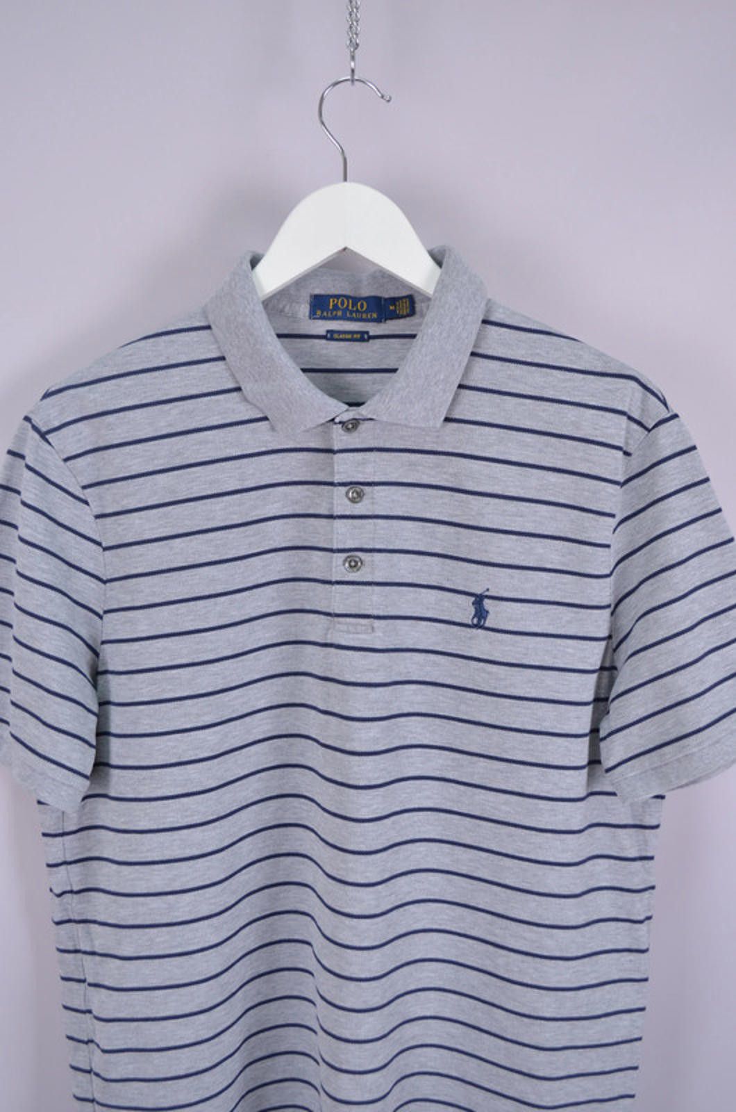 Polo Ralph Lauren Mens Polo Ralph Lauren Grey Polo Shirt Size M Classic Fit Size US M / EU 48-50 / 2 - 2 Thumbnail