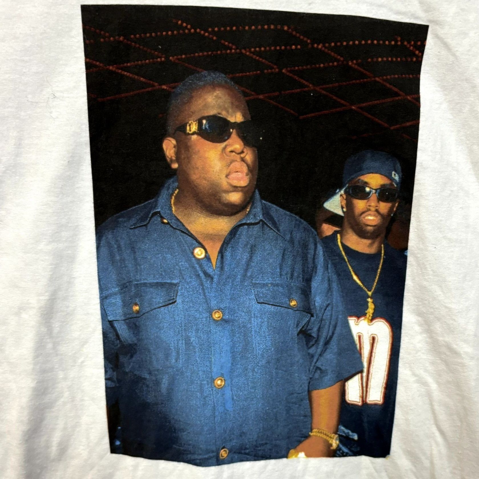 Rap Tees The Notorious BIG Bad Boy Club Poster Hip Hop Tee S Size US S / EU 44-46 / 1 - 2 Thumbnail