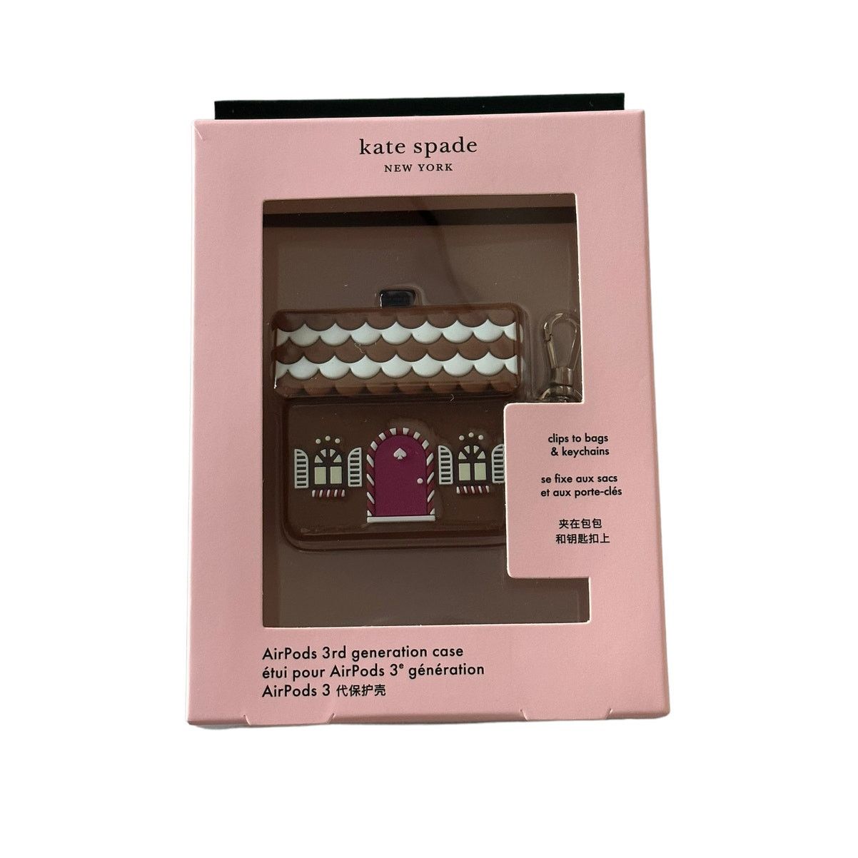Kate Spade Kate Spade gingerbread silicone airpods 3rd Generation case Size ONE SIZE - 1 Thumbnail