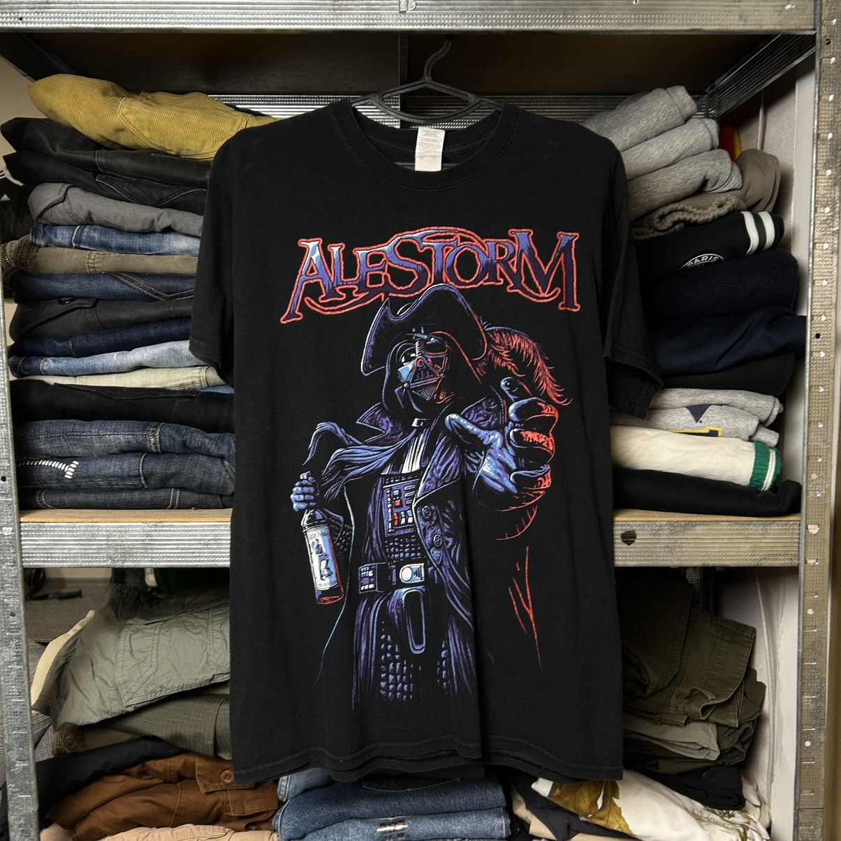 Band Tees Vintage Alestorm x Star Wars Big Graphic Logo 2000’s tee Size US M / EU 48-50 / 2 - 1 Thumbnail