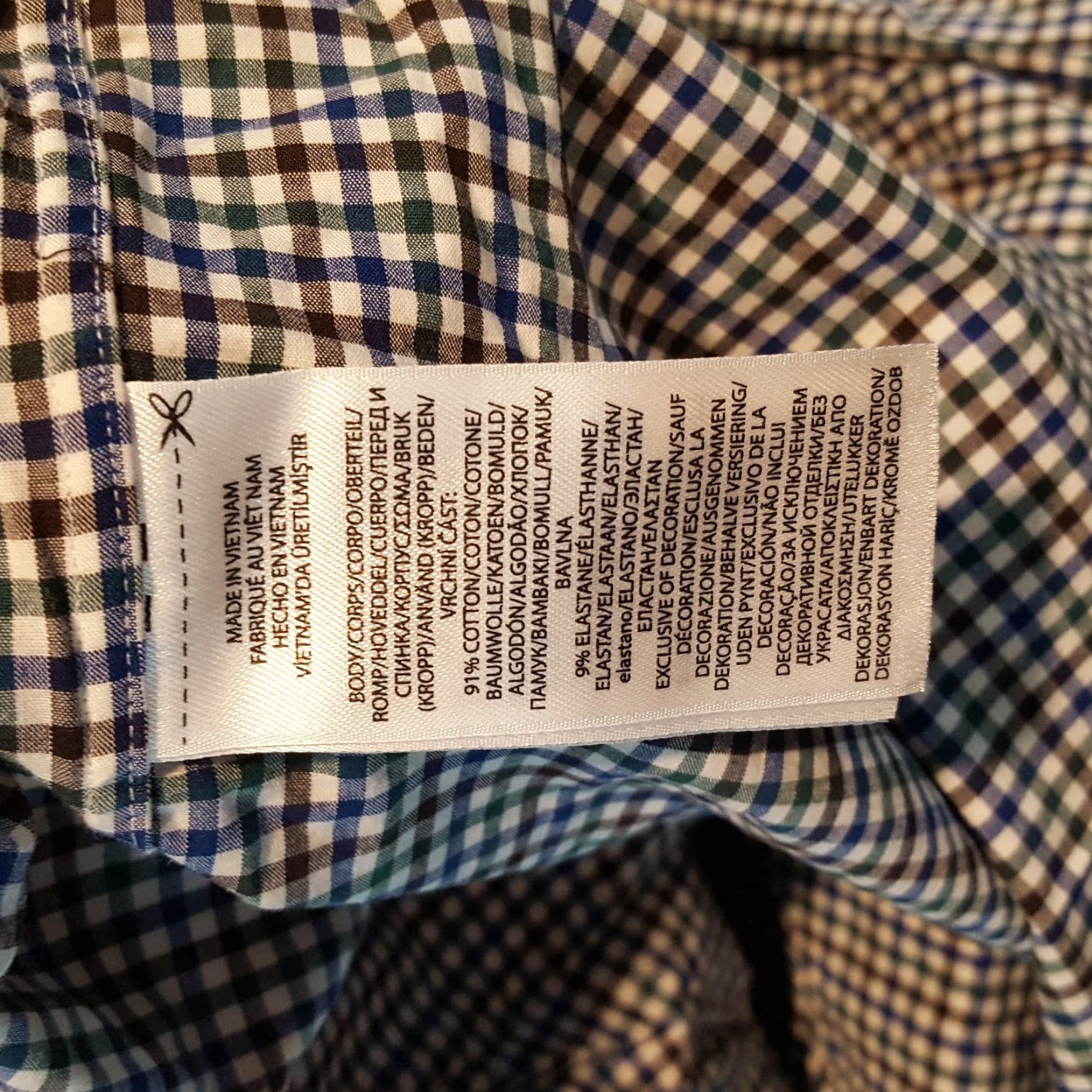 Ralph Lauren Vintage Ralph Lauren Men's XL Plaid Woven Cotton Dress Shirt - Classic Collared Button-Up, Preppy 90s Style Size 46R - 7 Thumbnail