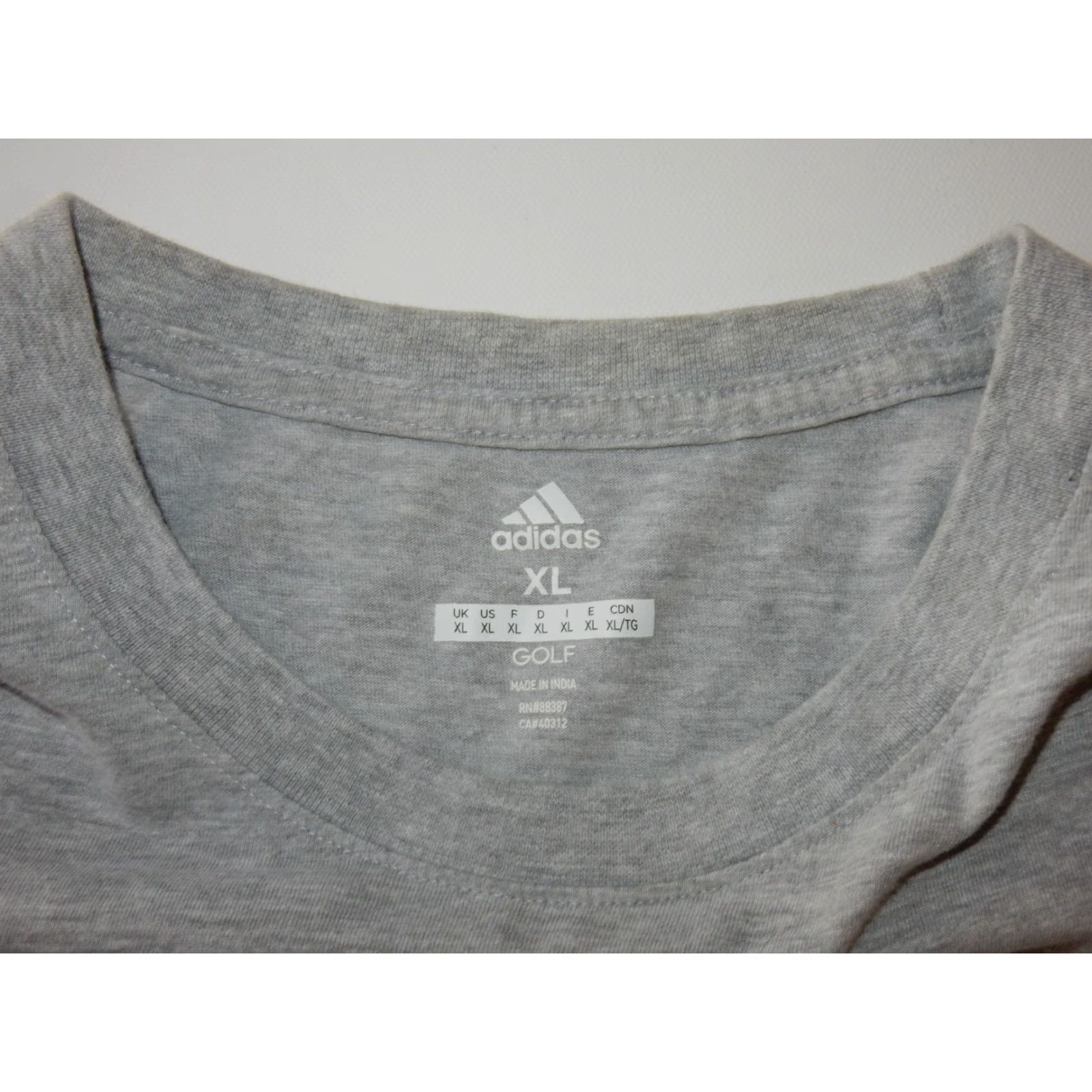 Adidas Adidas T Shirt XL Men Short Sleeve Gray Size US XL / EU 56 / 4 - 2 Thumbnail