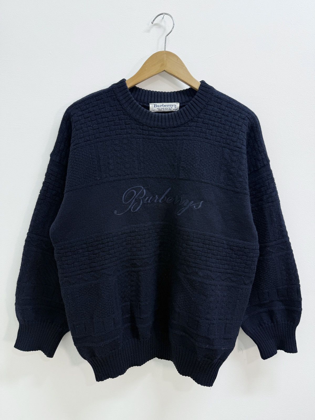 Burberry RARE Vintage Burberry Knitwear Size US M / EU 48-50 / 2 - 1 Thumbnail