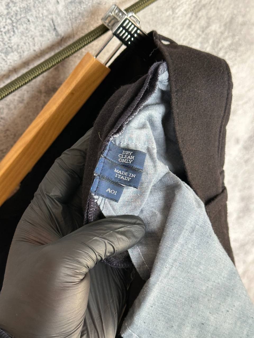 Hackett Hackett London All Wool Black Trousers Made In Italy Pants Size US 36 / EU 52 - 12 Thumbnail