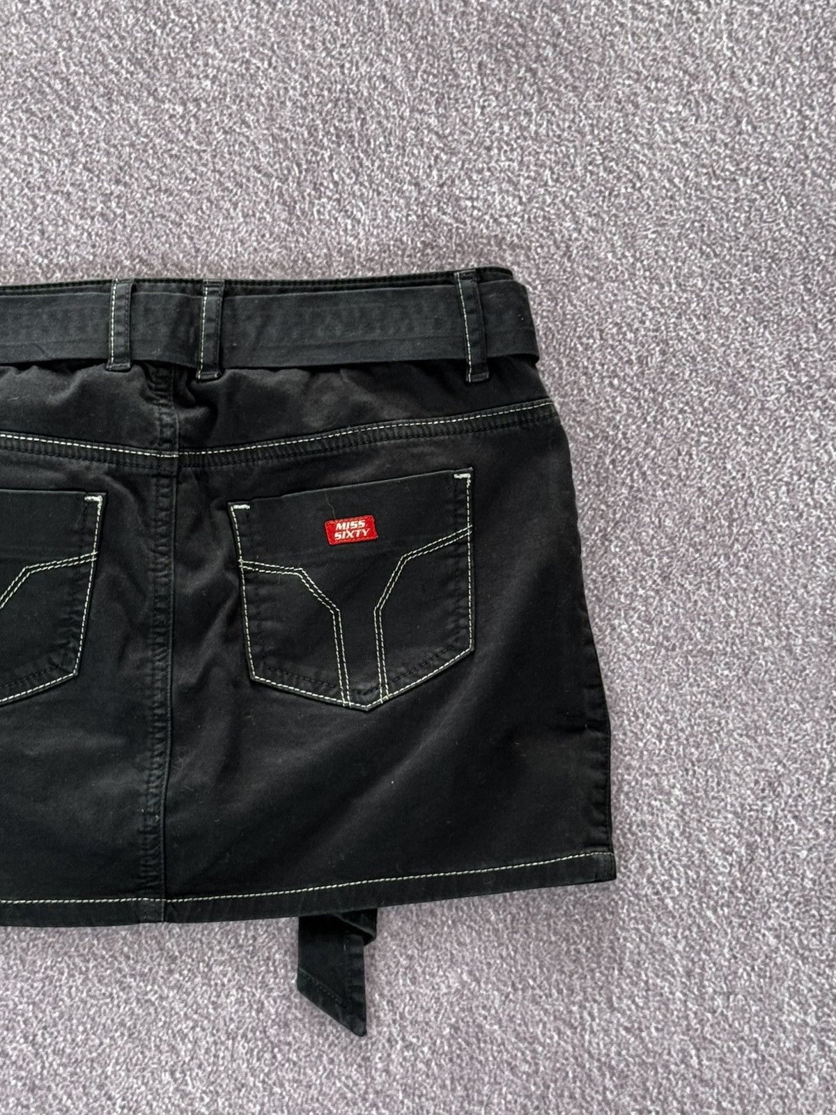 Miss Sixty Vintage Y2K Miss Sixty Denim Mini Skirt Size 25" / US 0 / IT 36 - 6 Thumbnail