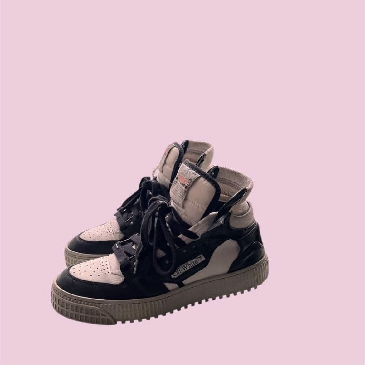 Off-White Off-White Court 3.0 Hightop Sneakers Size US 5 / IT 35 - 5 Thumbnail