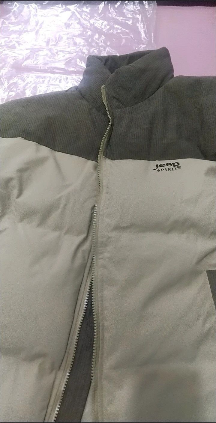 Other JEEP Corduroy Puffer Jacket Thick Winter Casual Couple Coat Size XL / US 12-14 / IT 48-50 - 3 Thumbnail