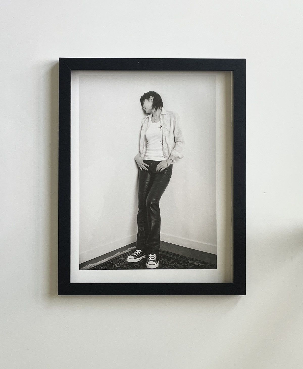Chrome Hearts × Vintage Chrome Hearts black/white photo Poster framed 9x11 Size ONE SIZE - 1 Thumbnail