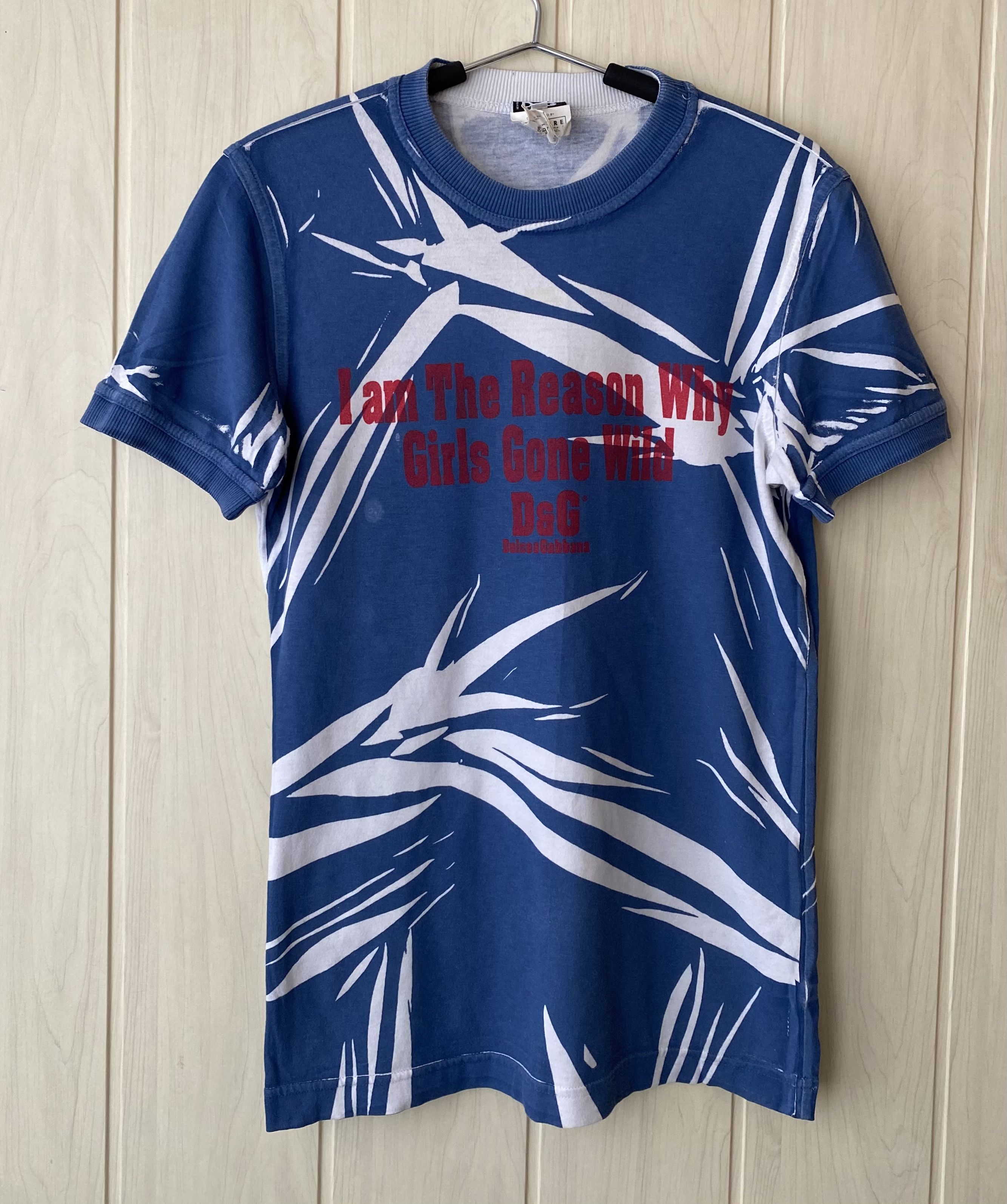 Dolce & Gabbana Dolce & Gabbana i'm the reason why girls gone wild tee Size US S / EU 44-46 / 1 - 1 Thumbnail