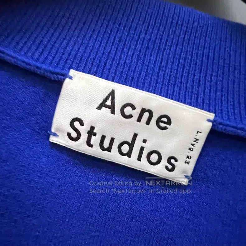 Acne Studios Acne Studios Blue Knit Zip-up Jacket Size US S / EU 44-46 / 1 - 3 Thumbnail