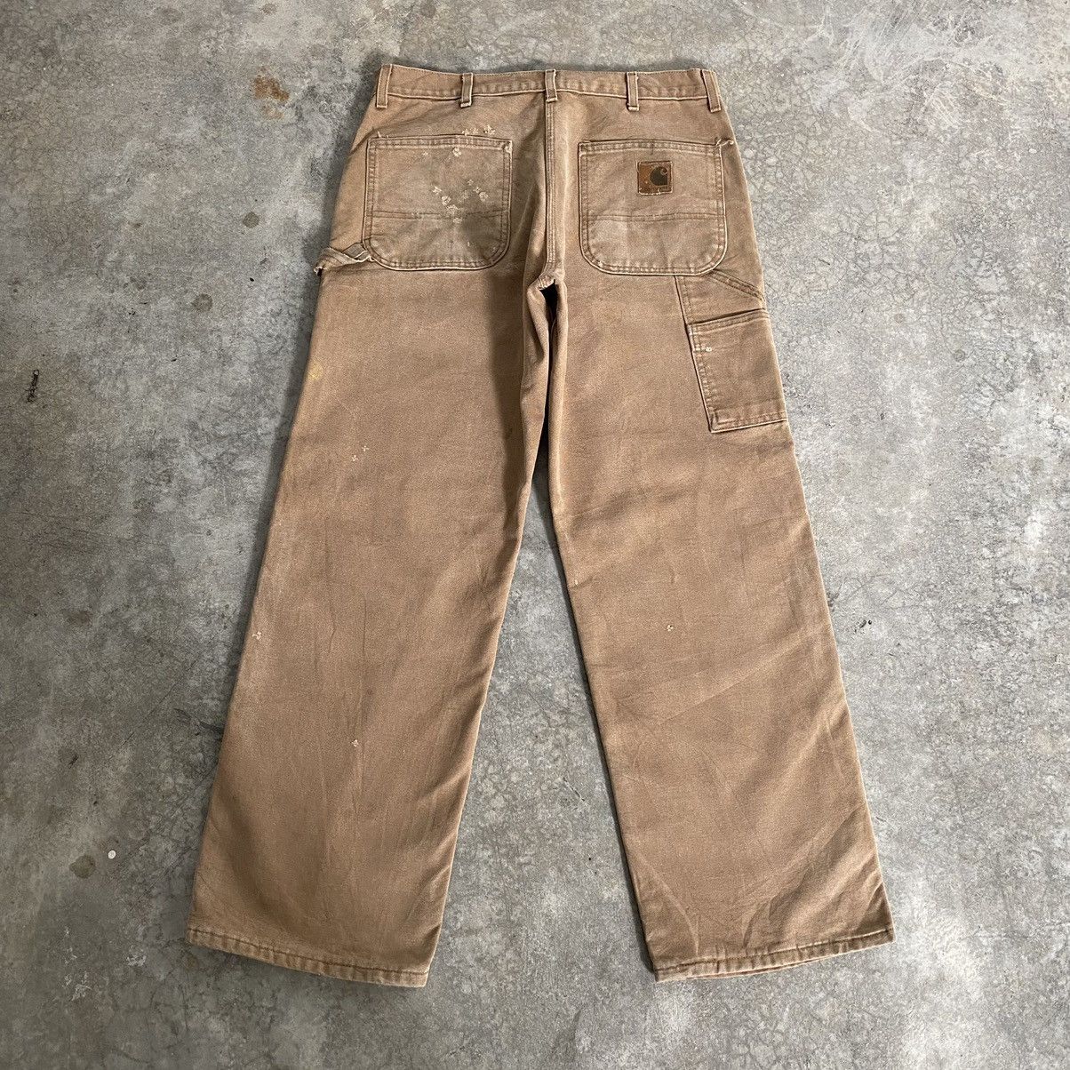 Carhartt Vintage Carhartt Blanket Lined Dirty Carpenter Work Pants Size US 34 / EU 50 - 13 Thumbnail