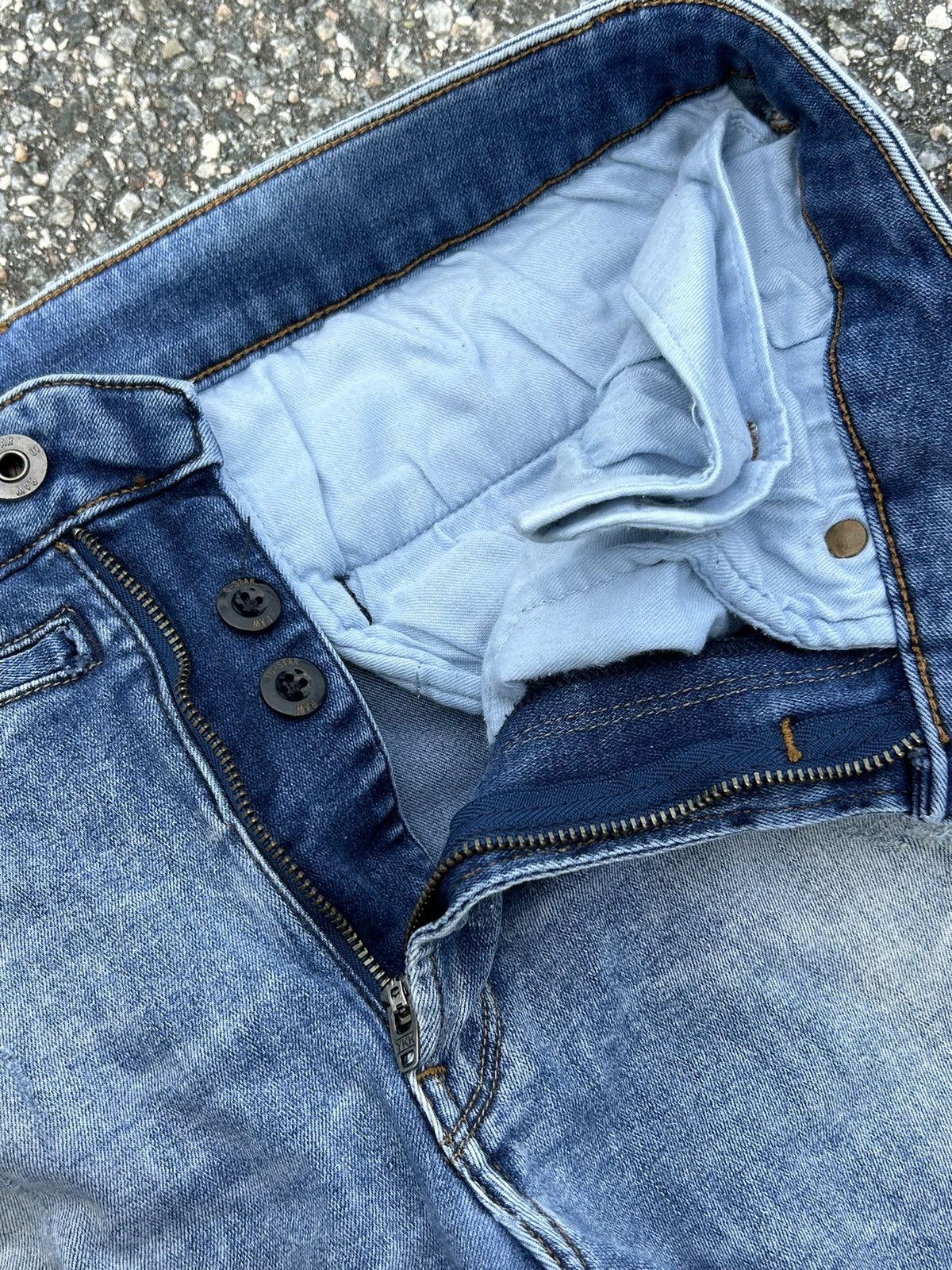 G-Star G Star Raw D- Staq 3D Super Slim Distressed Jeans Size US 30 / EU 46 - 11 Thumbnail