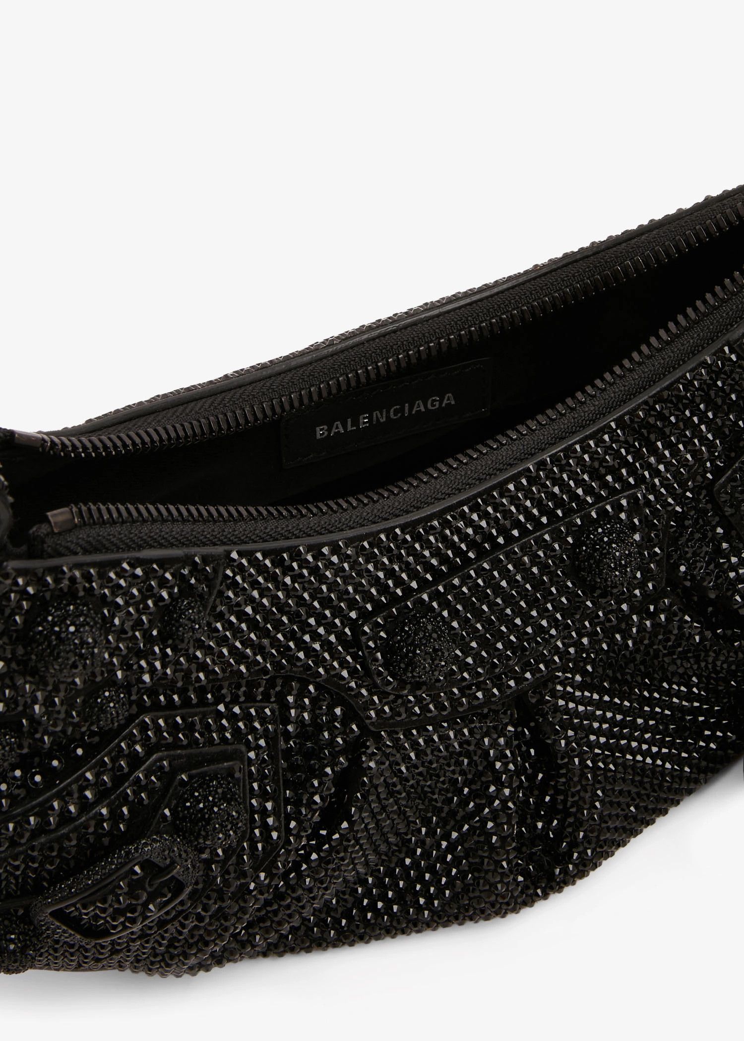 Balenciaga o1tr1nto0426 Size: OS / Le Cagole XS Rhinestone Shoulder Bag Size ONE SIZE - 4 Thumbnail